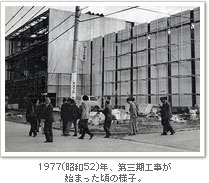 1977(昭和52)年、第三期工事