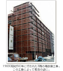 1983(昭和58)年の増改築工事